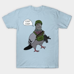 Coup! coup! - funny pigeon doodle T-Shirt